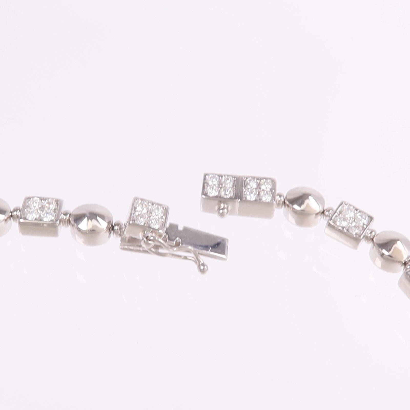 JEWELRY 18K白金Diamond Necklace & Bracelet Set鑽石項鍊/手鏈