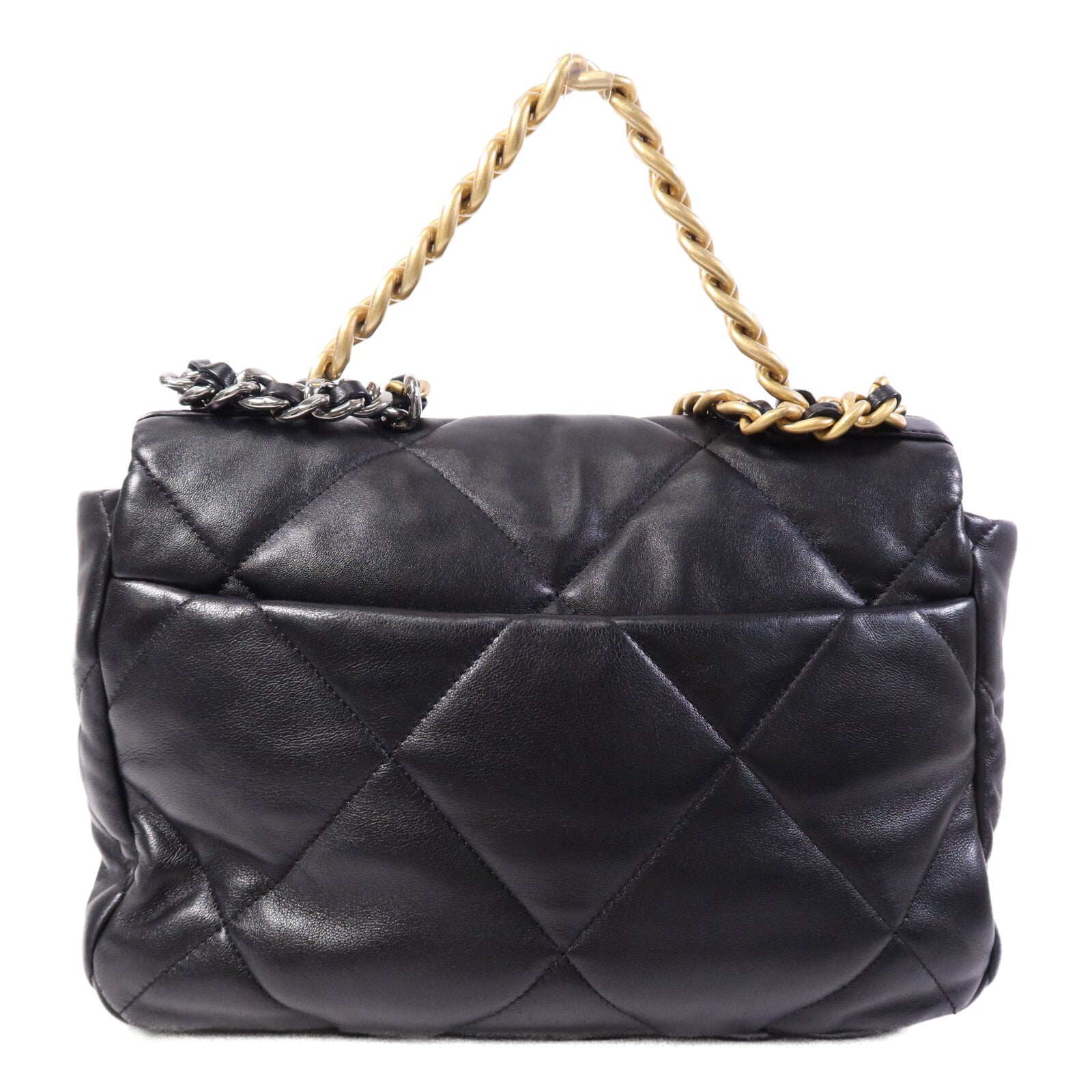 CHANEL 羊皮皮革Chanel 19鏈帶肩背袋