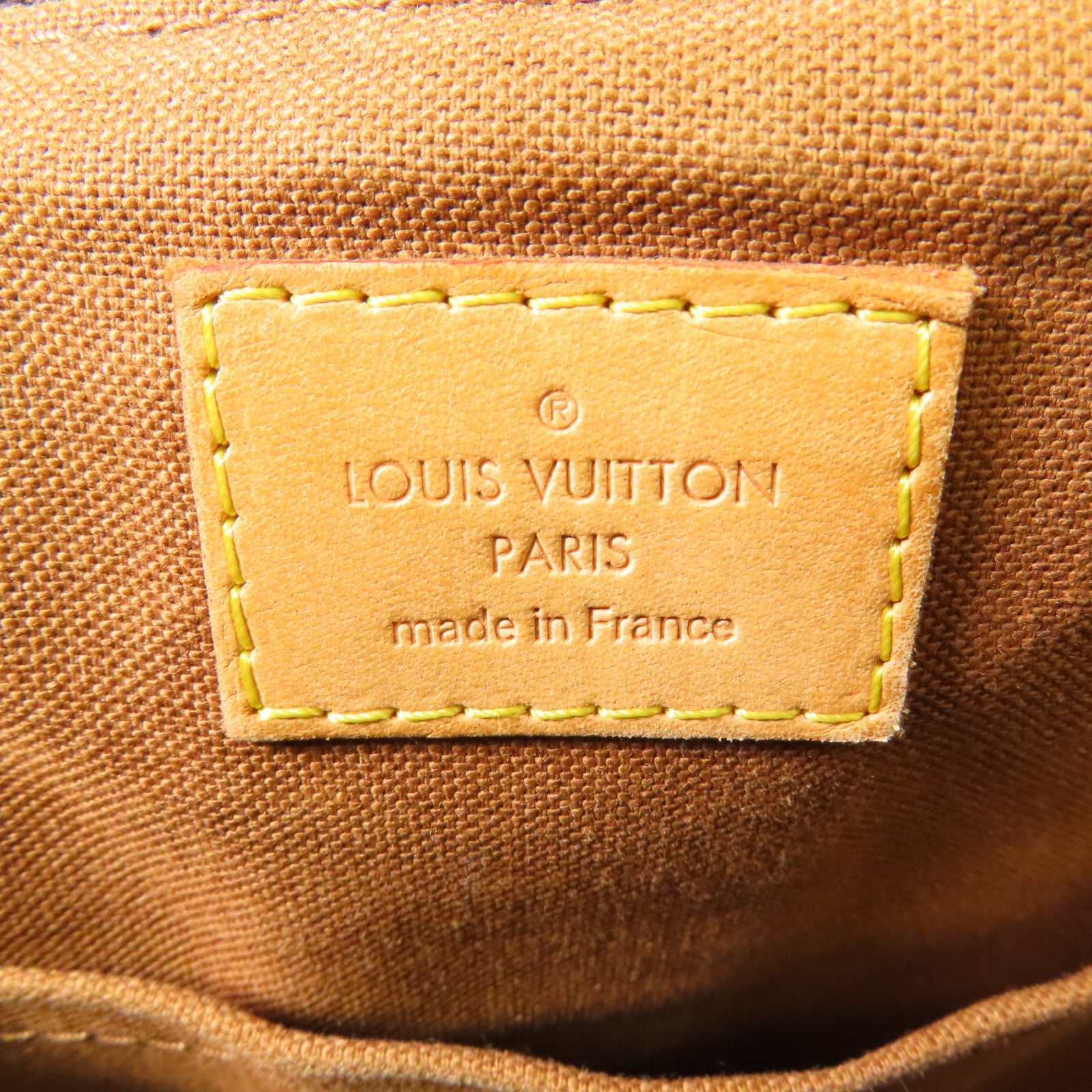 LOUIS VUITTON Monogram Palermo PM金扣手挽肩背兩用袋棕色