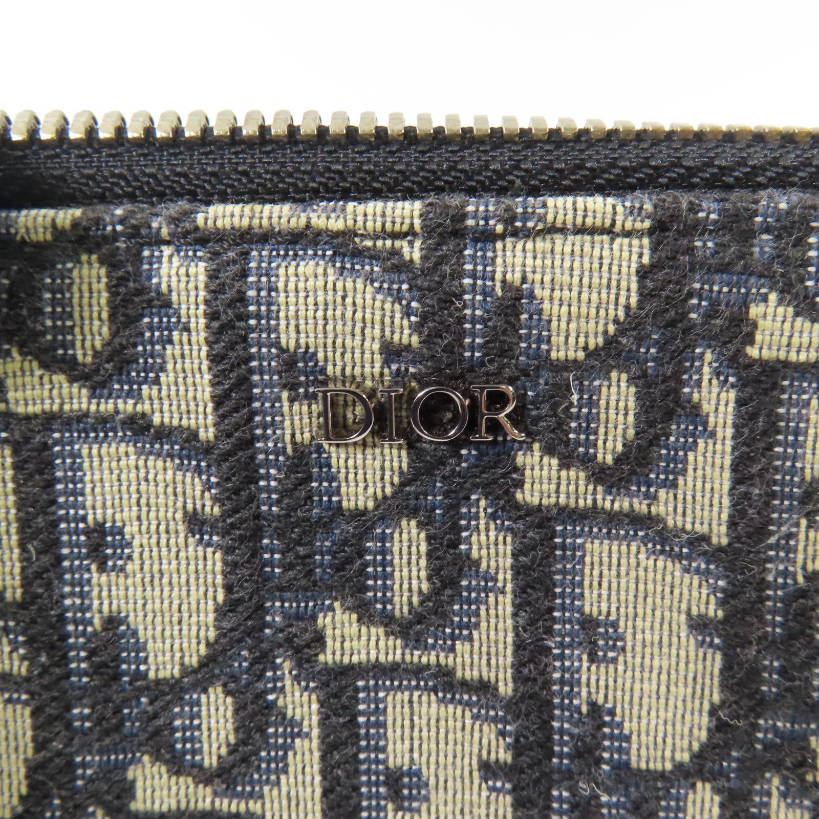 Dior 帆布Oblique Camera Bag銀扣肩背袋