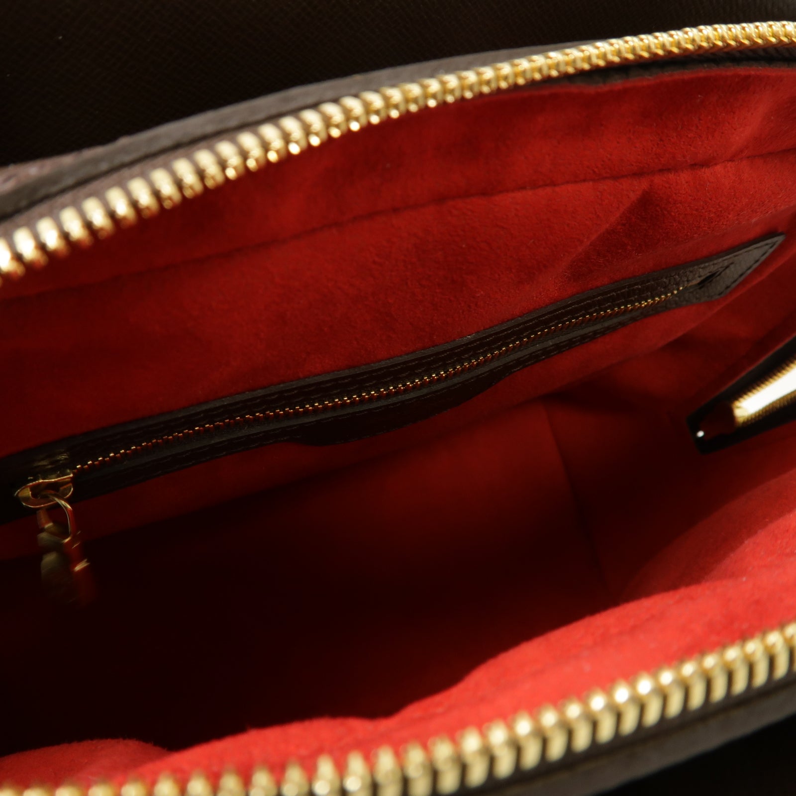 LOUIS VUITTON Damier Triana金扣肩背袋啡色