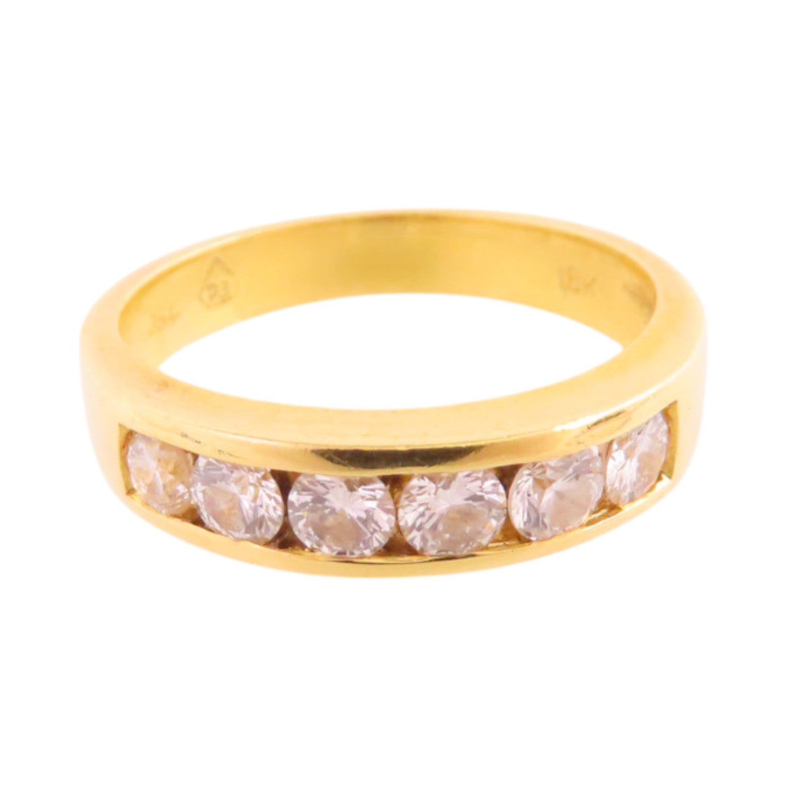 JEWELRY 【激減優惠】18K黃金/鑽石Diamond Ring戒指US#5.75