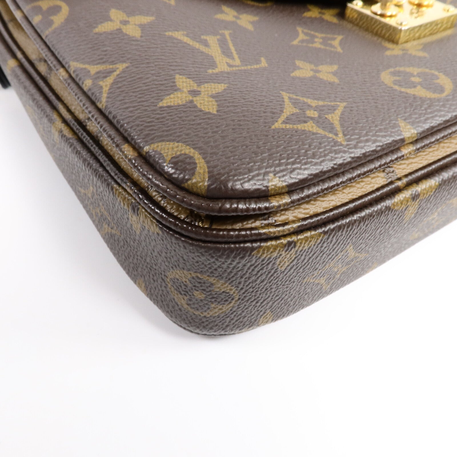 LOUIS VUITTON Monogram Reverse Pochette Metis手挽肩背兩用袋