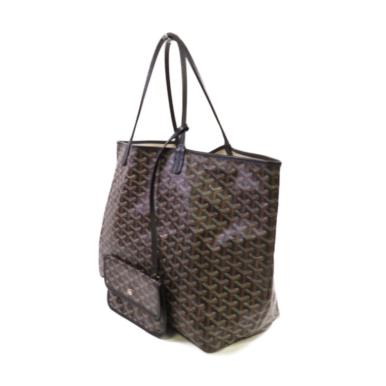 GOYARD 塗層帆布Saint Louis GM Tote Bag肩背袋啡色