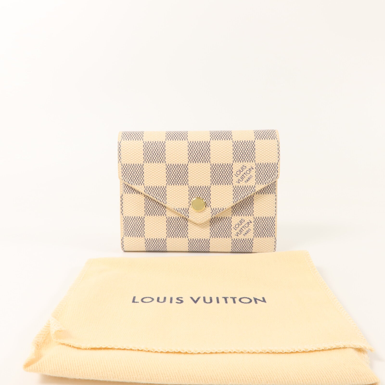 LOUIS VUITTON Damier Azur Victorine Wallet錢包