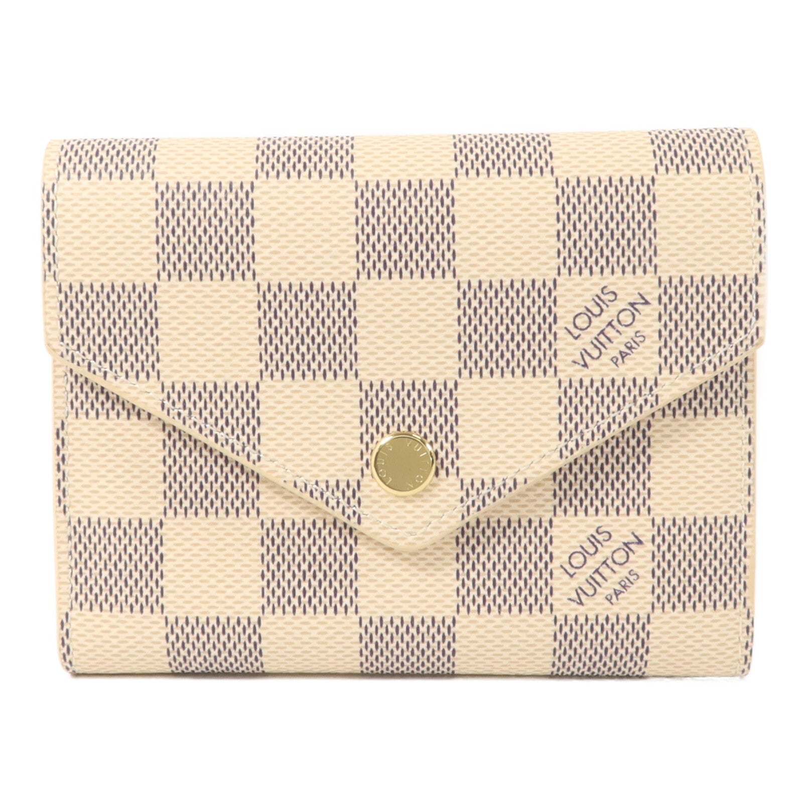 LOUIS VUITTON Damier Azur Victorine Wallet錢包