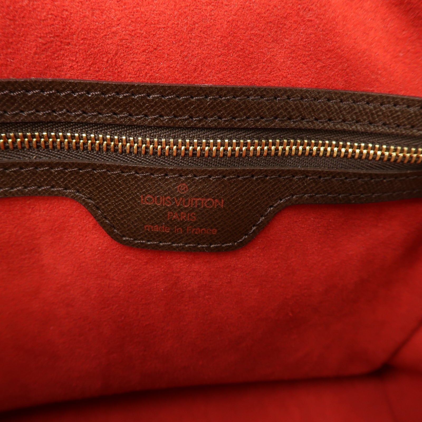 LOUIS VUITTON Damier Triana金扣肩背袋啡色