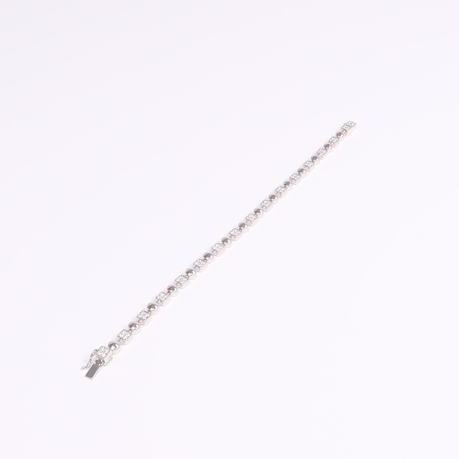 JEWELRY 18K白金Diamond Necklace & Bracelet Set鑽石項鍊/手鏈