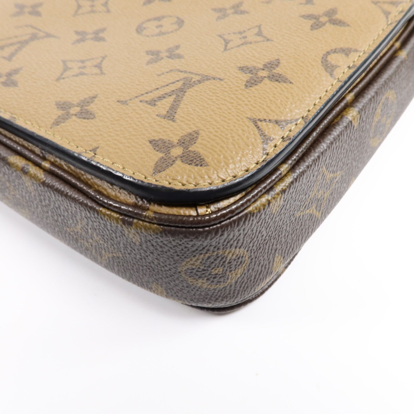LOUIS VUITTON Monogram Reverse Pochette Metis手挽肩背兩用袋