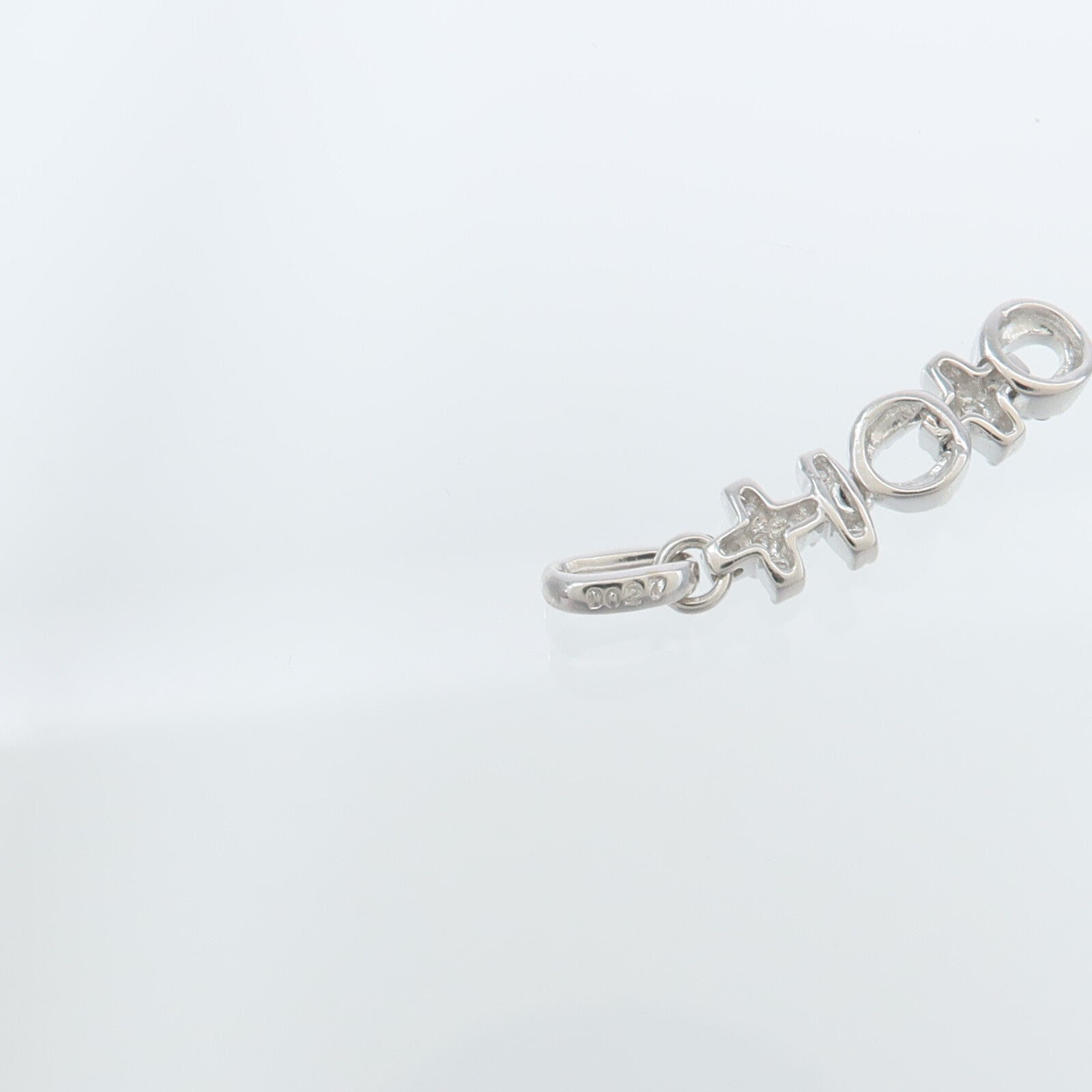 JEWELRY 18K白金Diamond Pendant鑽石吊墜