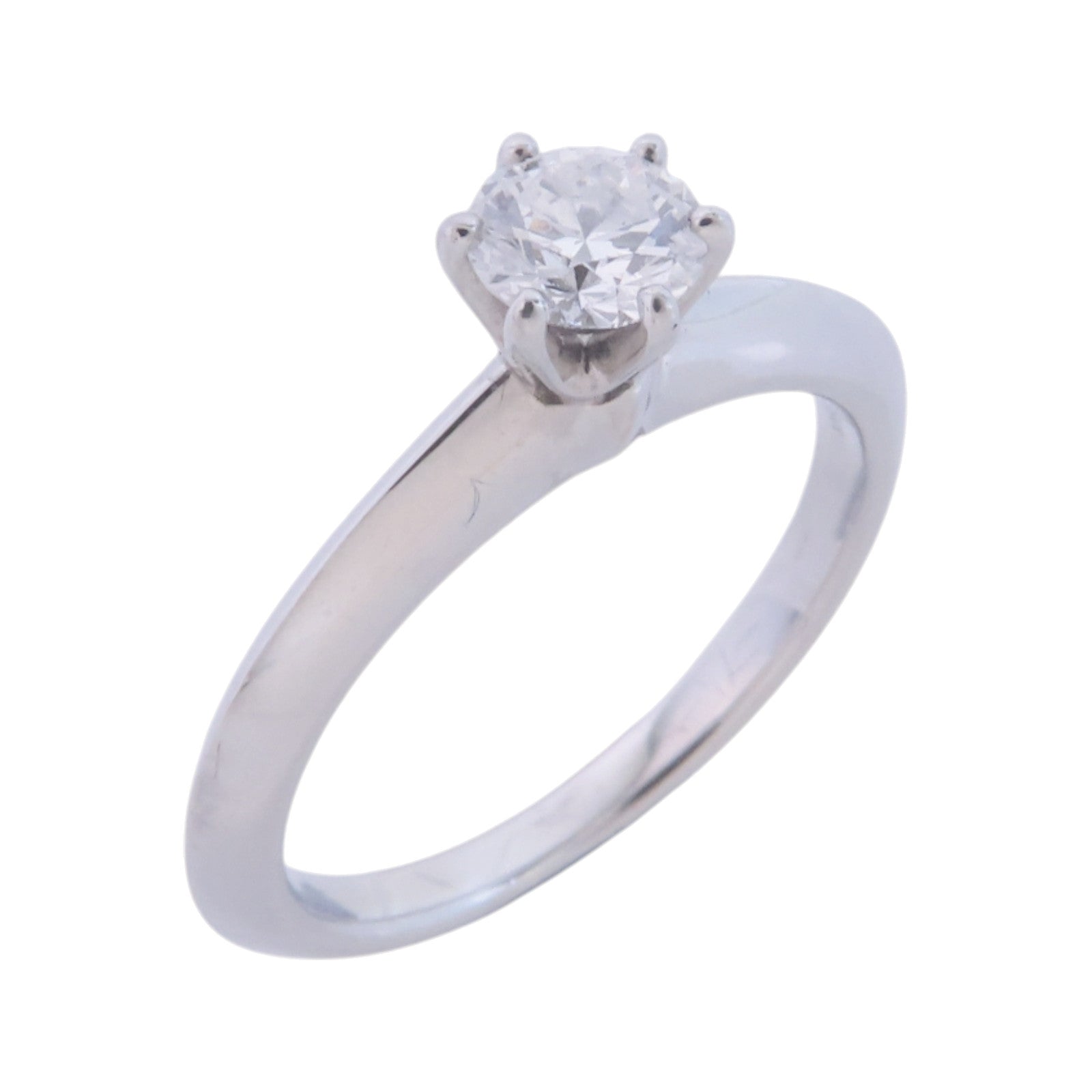 TIFFANY＆CO PT950鉑金Diamond Ring鑽石戒指US#3.5