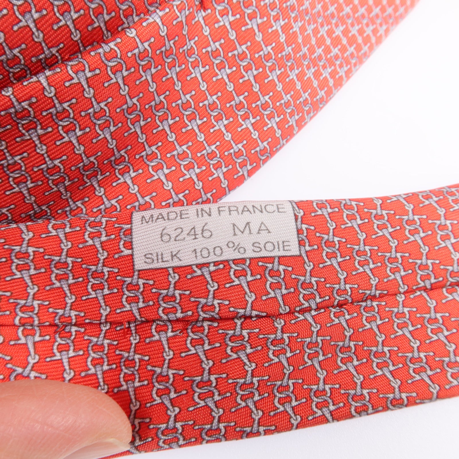 HERMES 絲質Necktie領帶