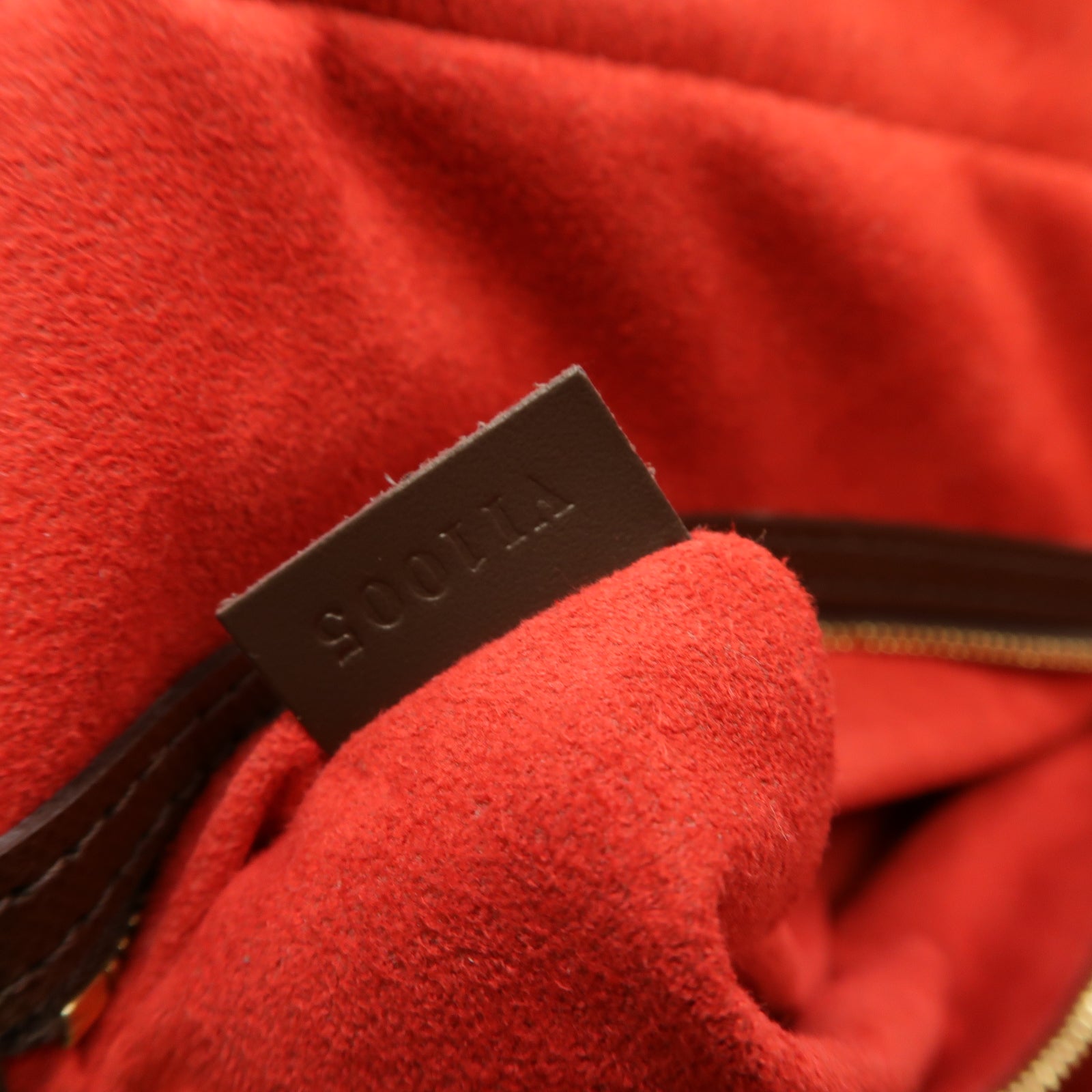 LOUIS VUITTON Damier Triana金扣肩背袋啡色