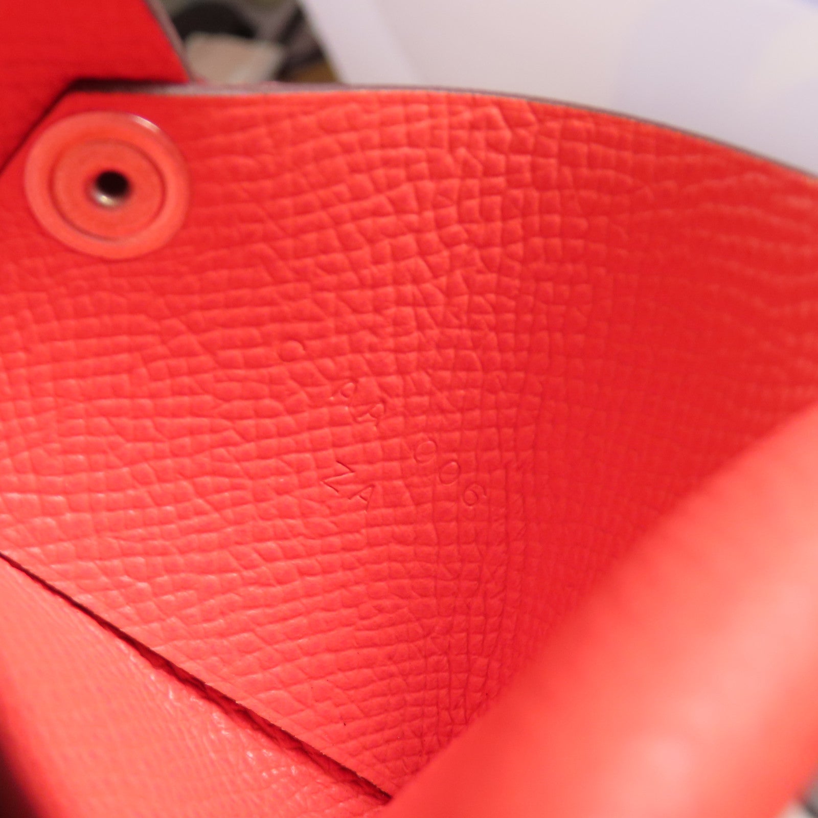 HERMES 【激減優惠】Epsom皮革Calvi Card Holder銀扣卡套Rose Jaipur