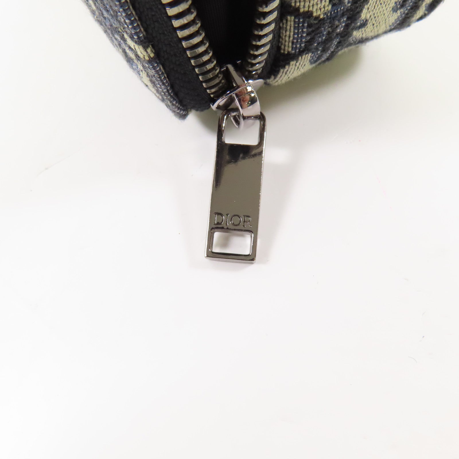 Dior 帆布Oblique Camera Bag銀扣肩背袋