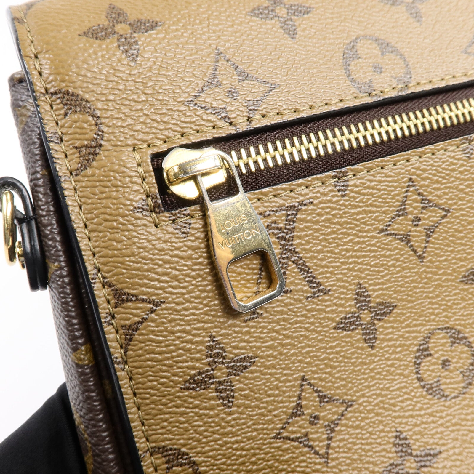 LOUIS VUITTON Monogram Reverse Pochette Metis手挽肩背兩用袋