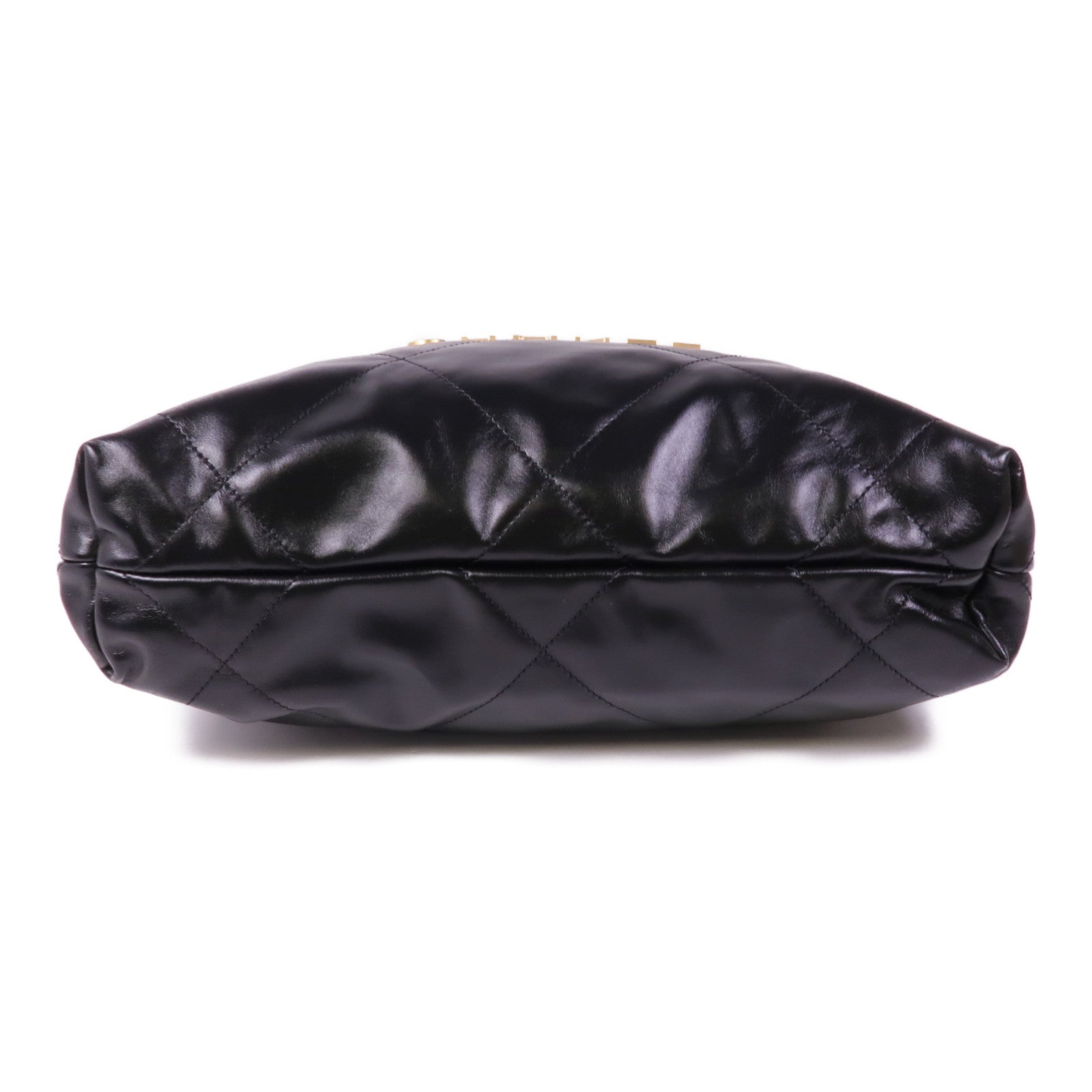CHANEL 牛皮皮革Chanel 22金扣鏈帶肩背袋