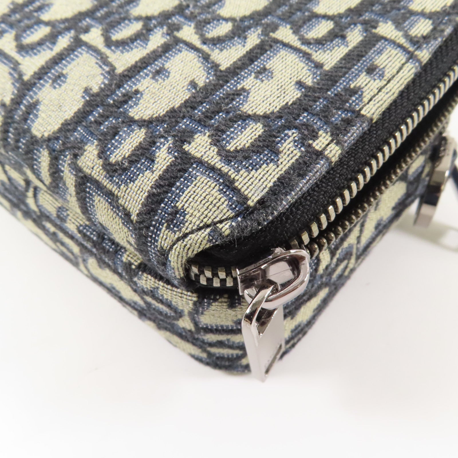 Dior 帆布Oblique Camera Bag銀扣肩背袋