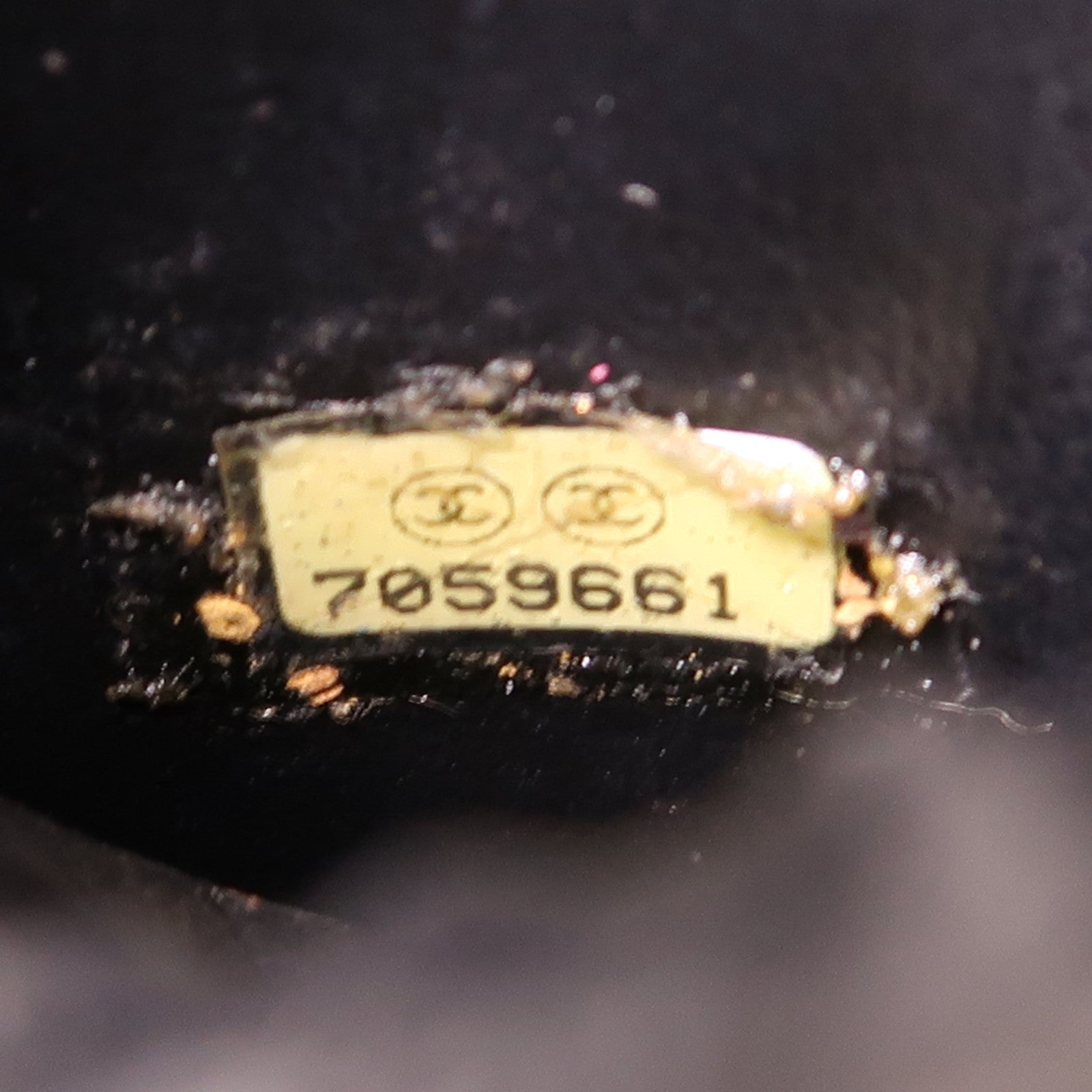 CHANEL 牛皮皮革Vintage Vanity Case金扣手挽袋