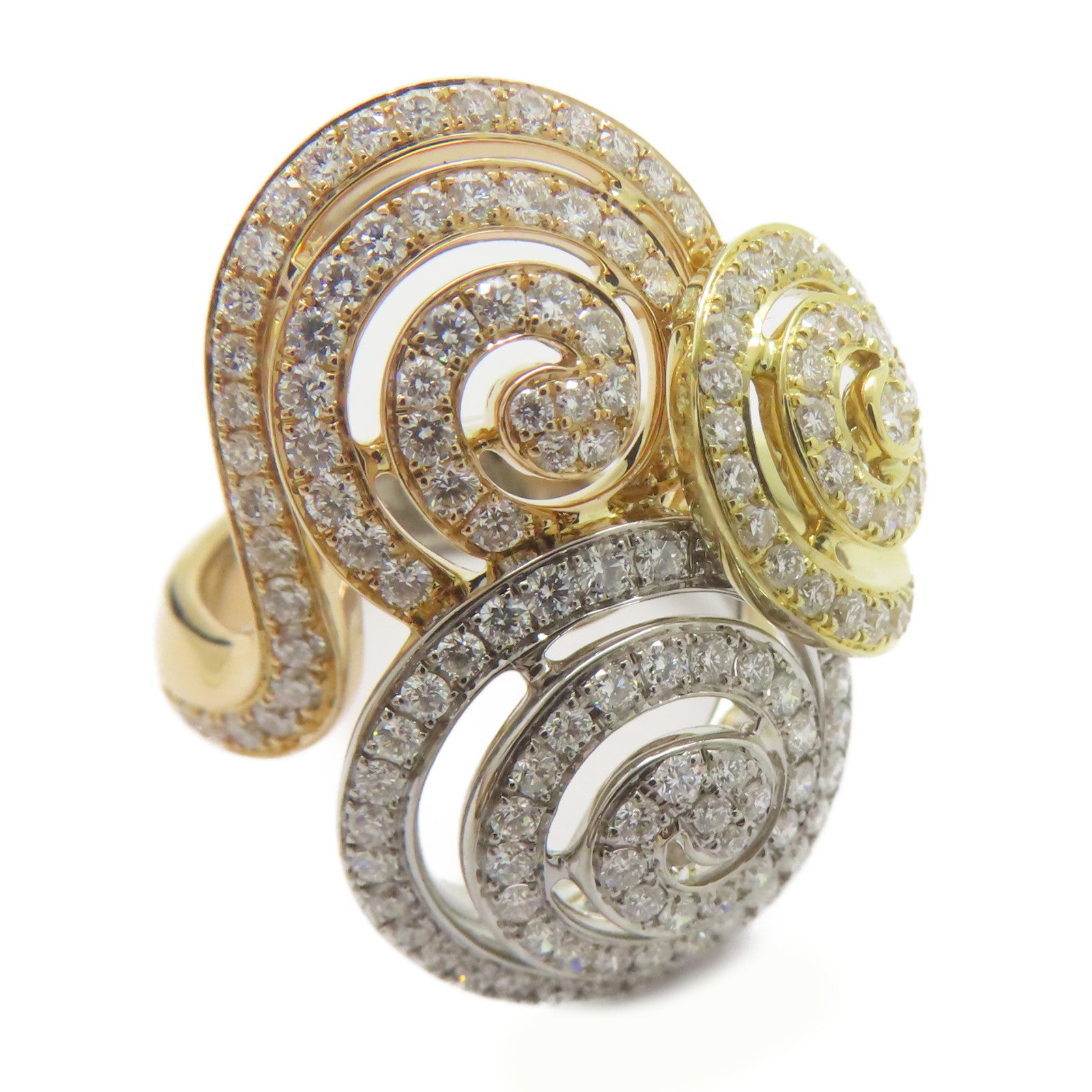 JEWELRY 18K玫瑰金/白金/黃金Diamond Ring 1.68ct鑽石戒指US#7.25