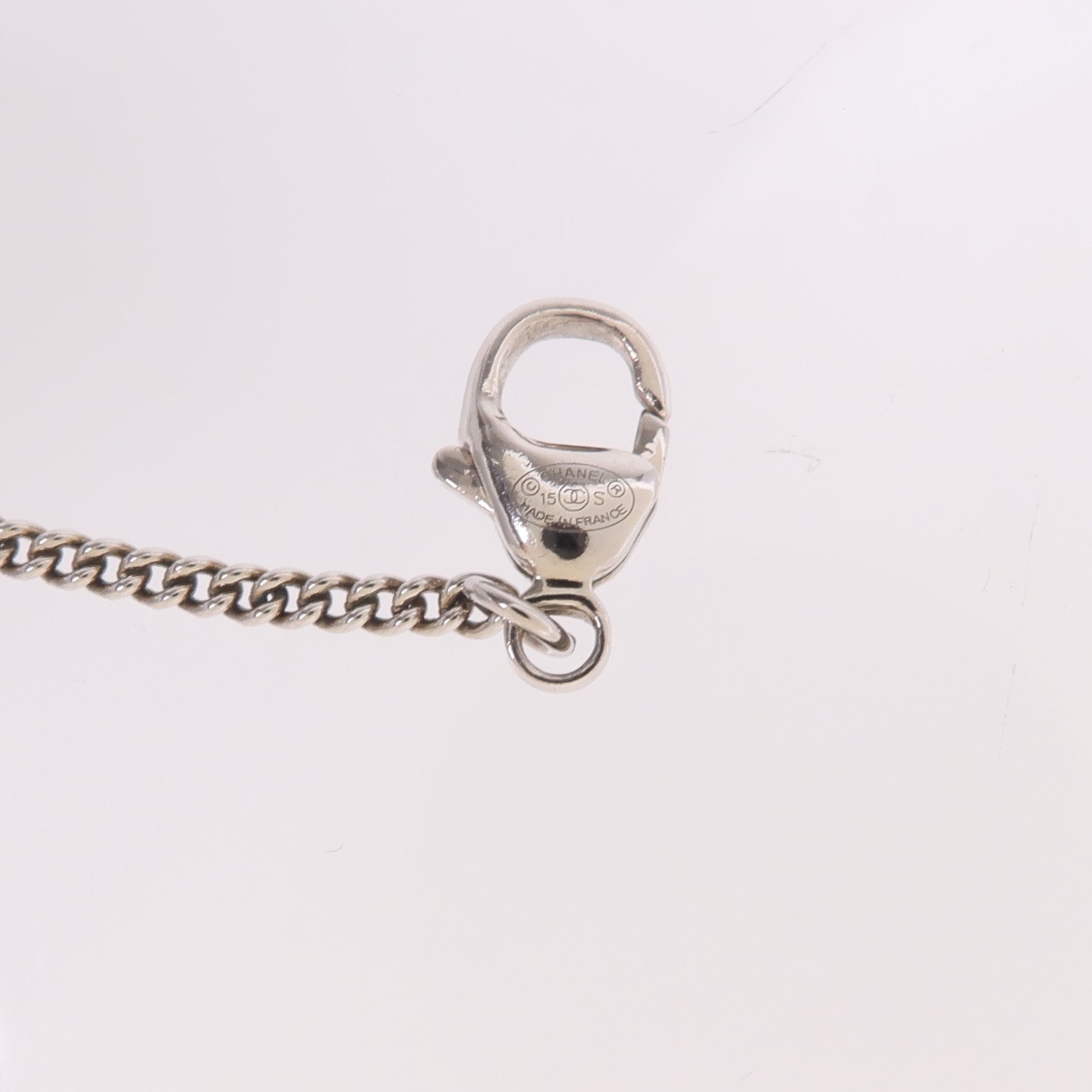 CHANEL 金屬/琺瑯Burttefly CC Pendant Necklace項鍊