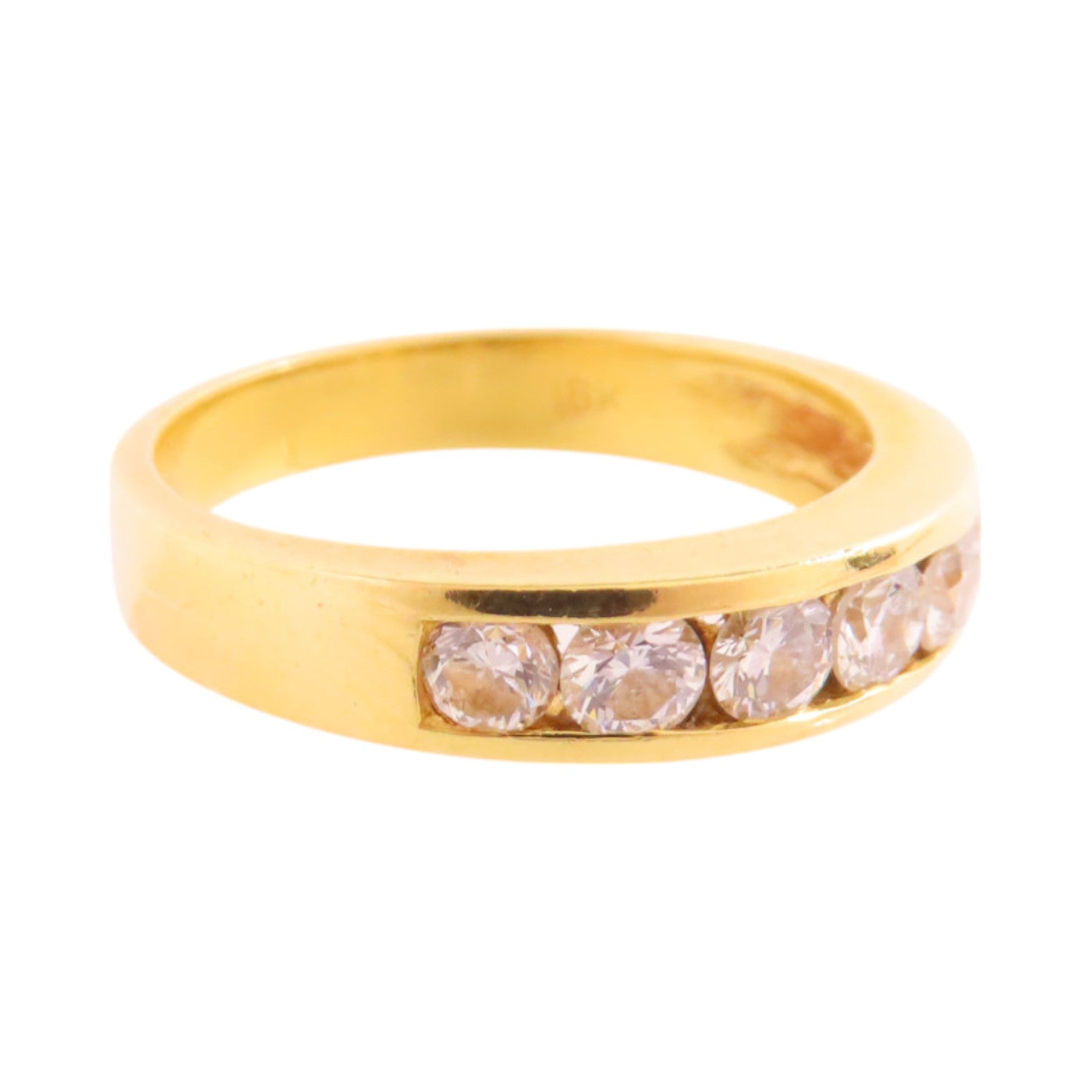 JEWELRY 【激減優惠】18K黃金/鑽石Diamond Ring戒指US#5.75