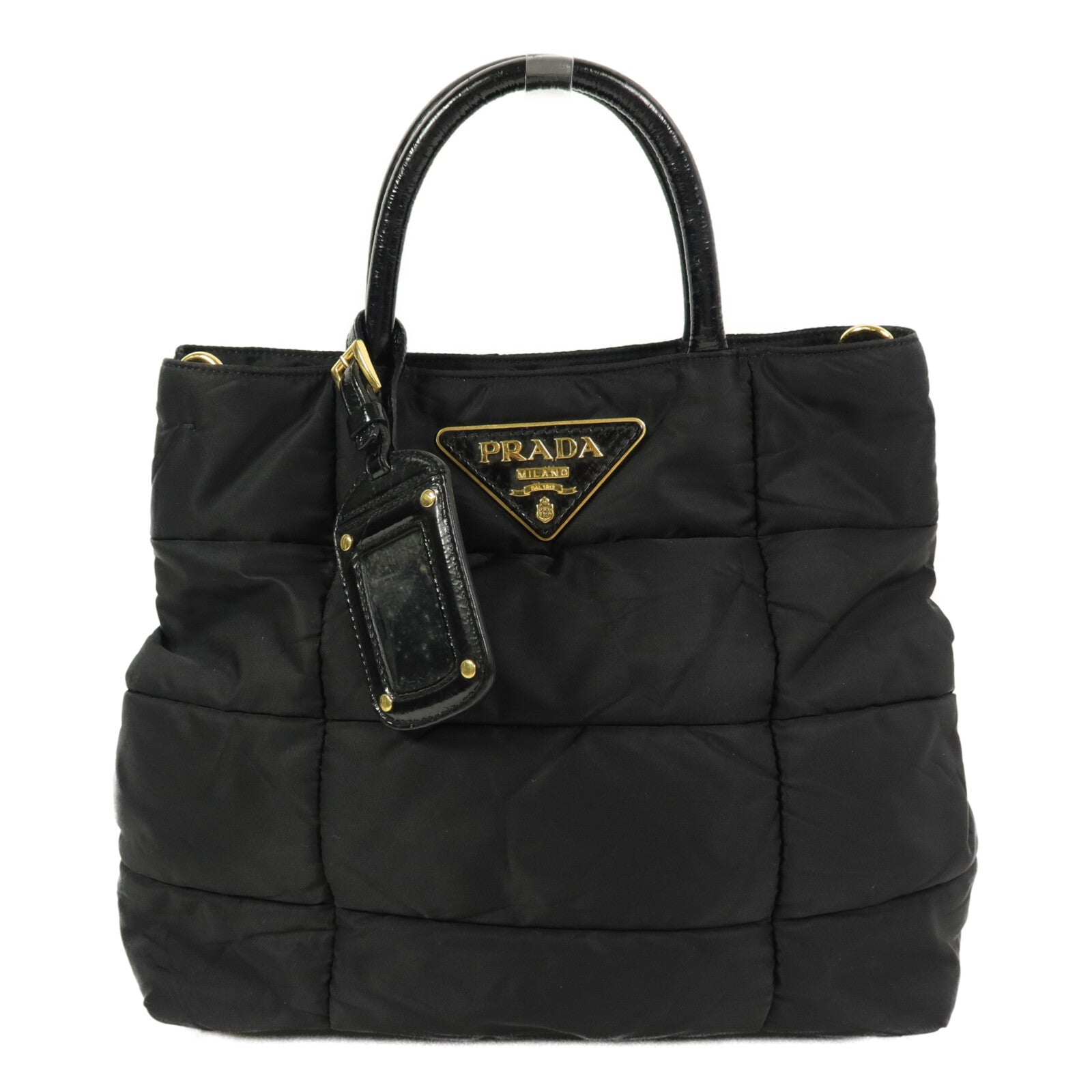 PRADA 尼龍Crispy Nylon Handbag手挽肩背兩用袋