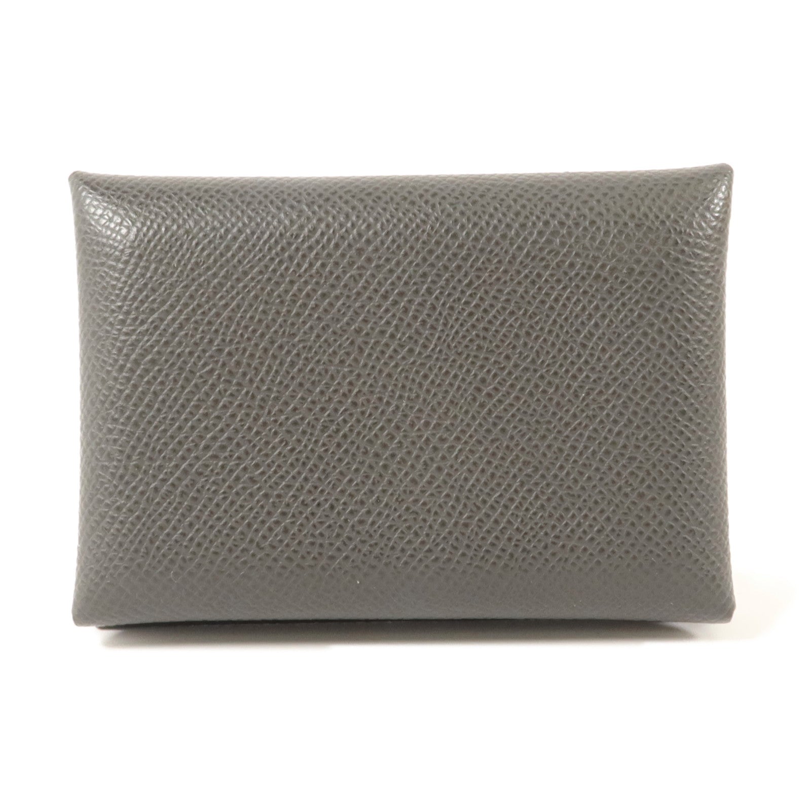 HERMES Epsom皮革Calvi Duo Compact Card Holder卡片套Graphite