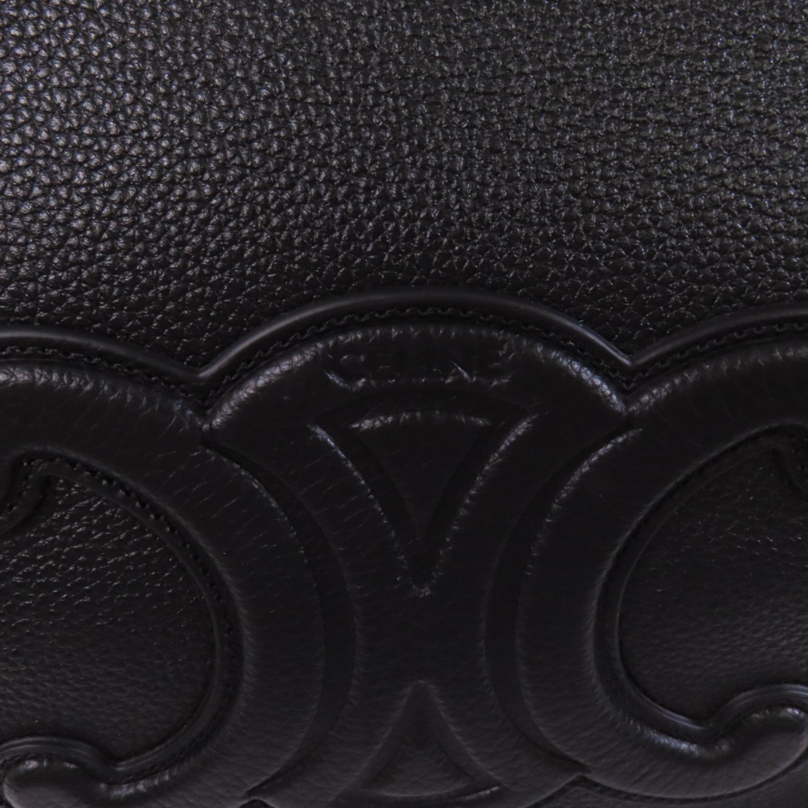 CELINE 牛皮皮革Shoulder Bag金扣肩背袋