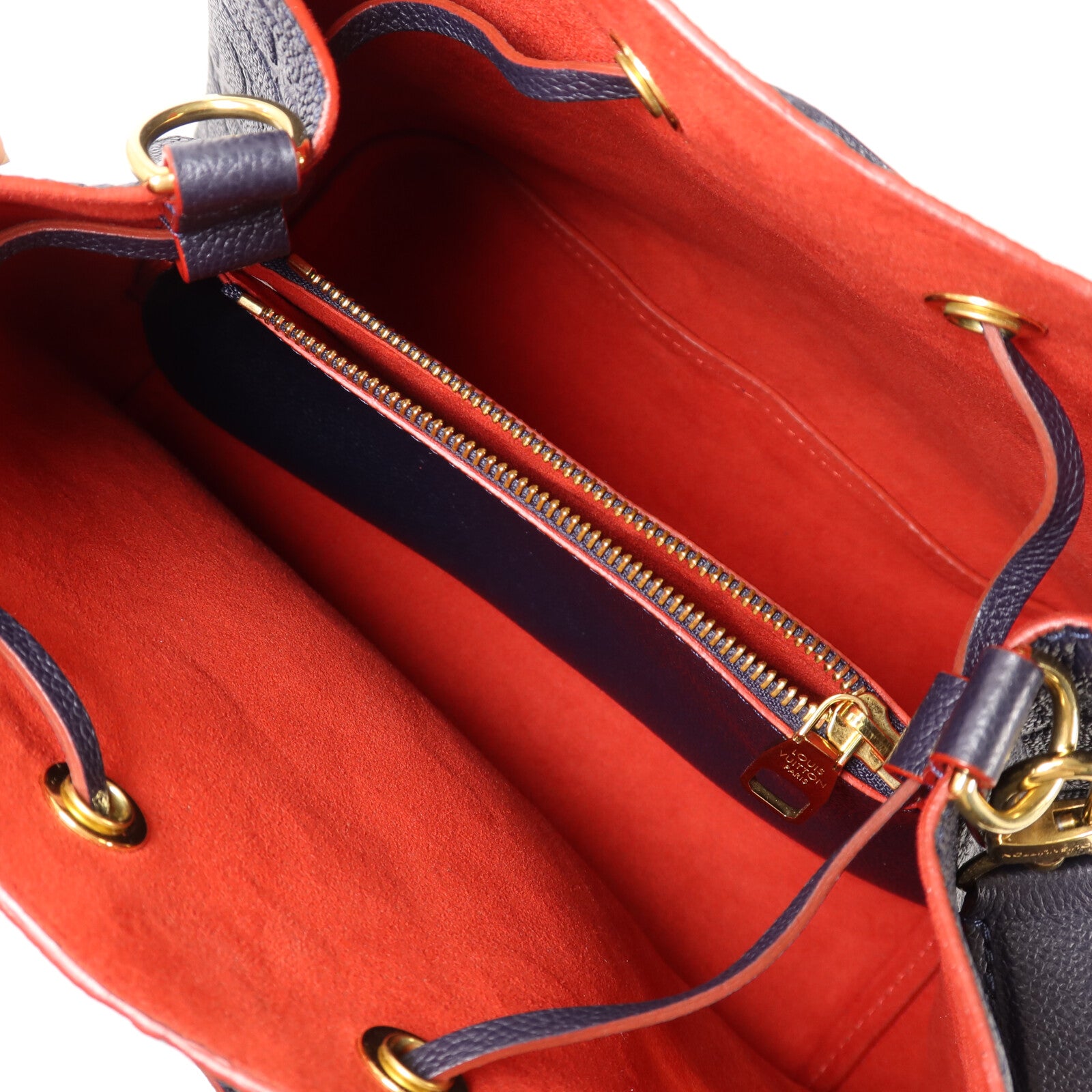 LOUIS VUITTON Monogram Empreinte Neo Noe MM金扣手挽肩背兩用袋