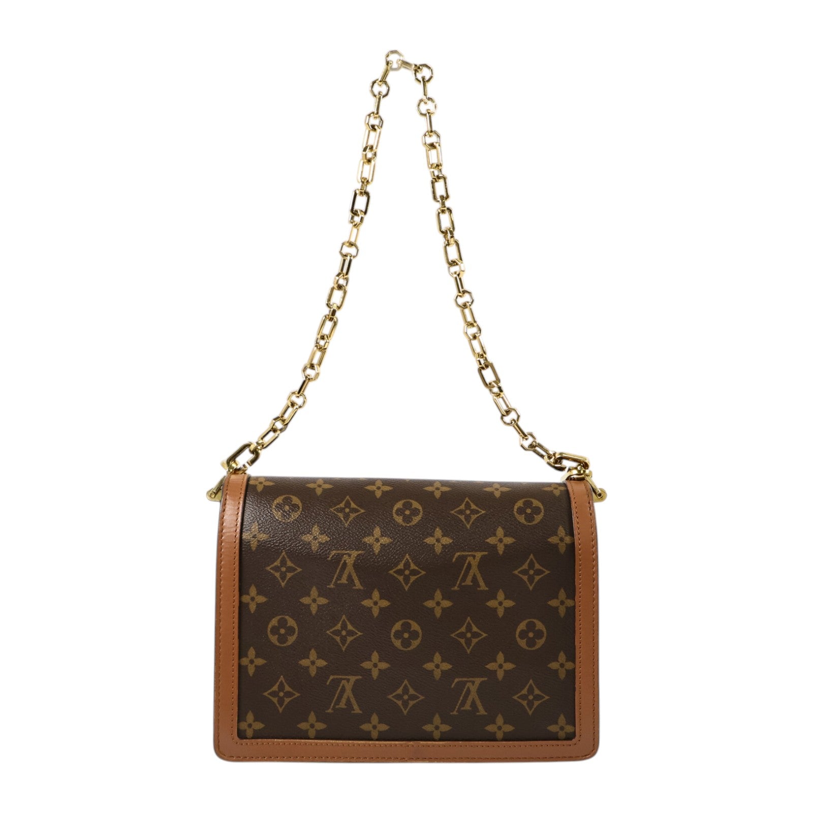 LOUIS VUITTON Monogram Reverse Dauphine MM肩背袋