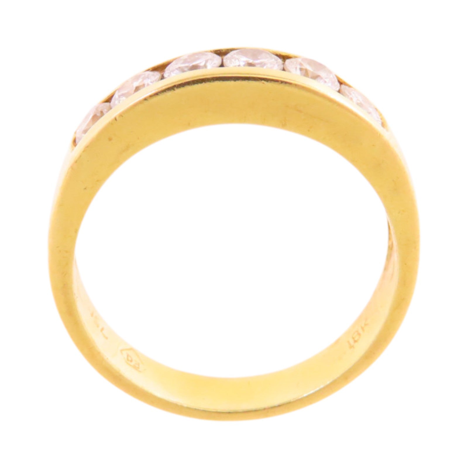 JEWELRY 18K黃金/鑽石Diamond Ring戒指US#5.75