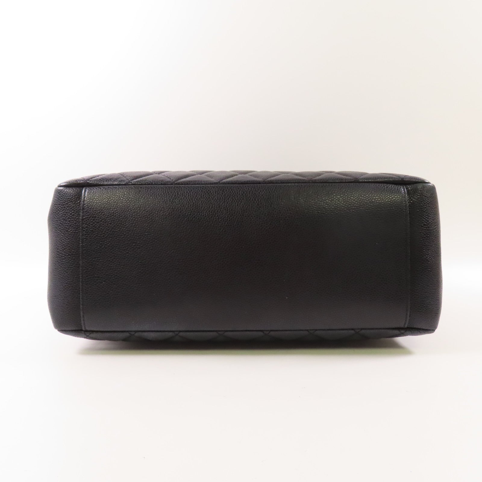 CHANEL 牛皮皮革GST Grand Shopping Tote Bag銀扣鏈帶肩背袋/手挽袋