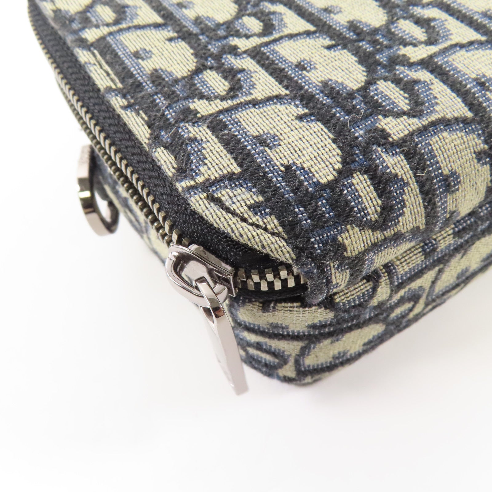 Dior 帆布Oblique Camera Bag銀扣肩背袋