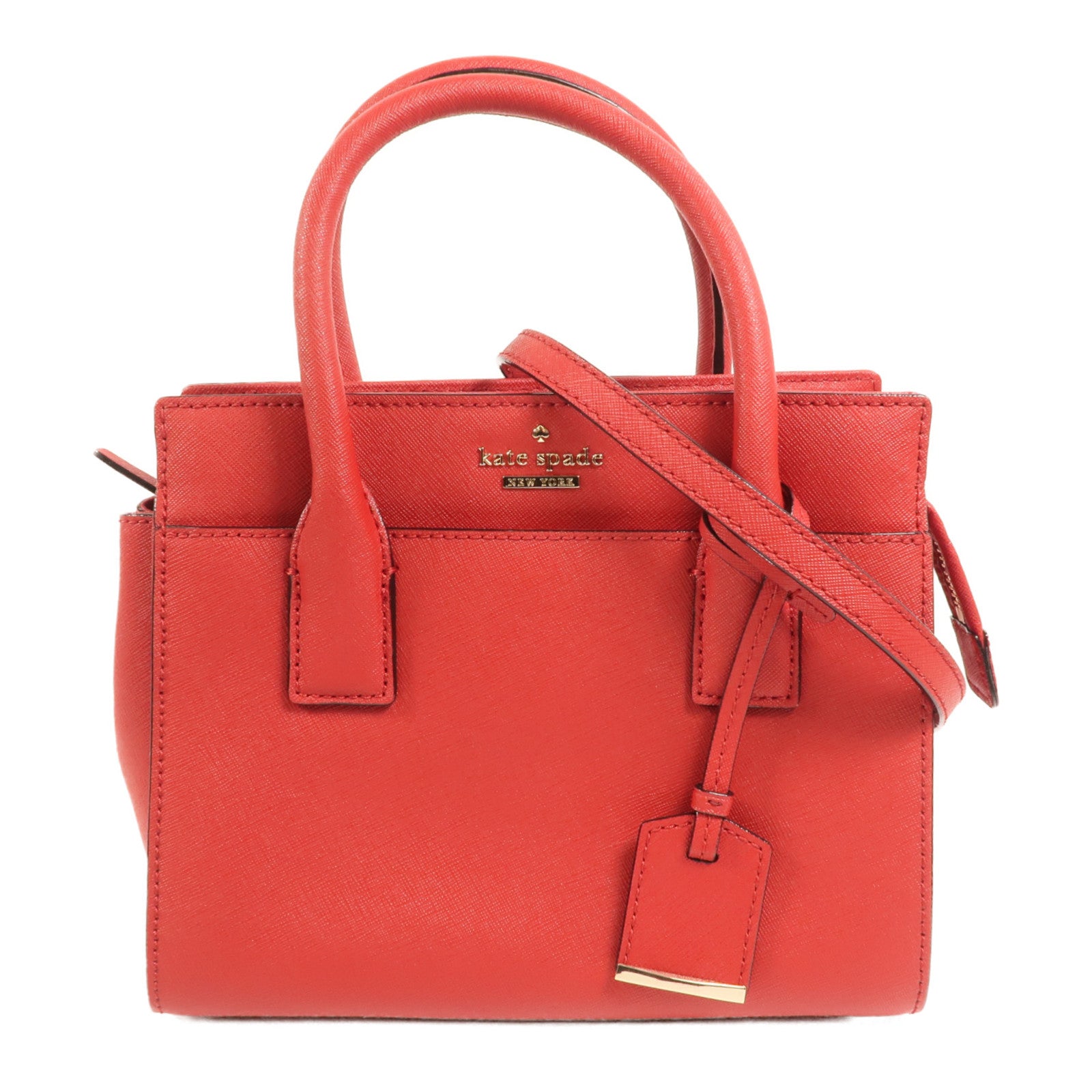 Kate Spade 牛皮皮革Shoulder Bag金扣手挽肩背兩用袋