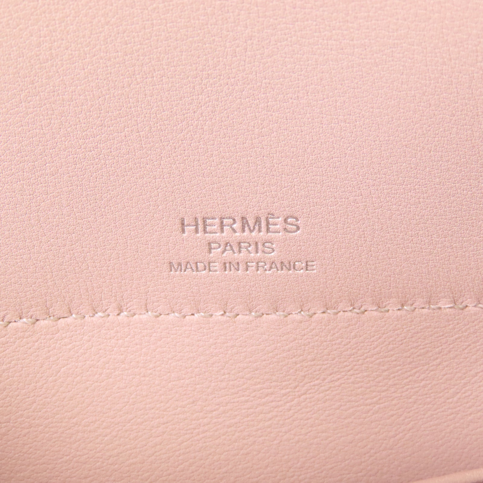 HERMES Swift皮革Bolide Secret銀扣手挽袋4W Glycine
