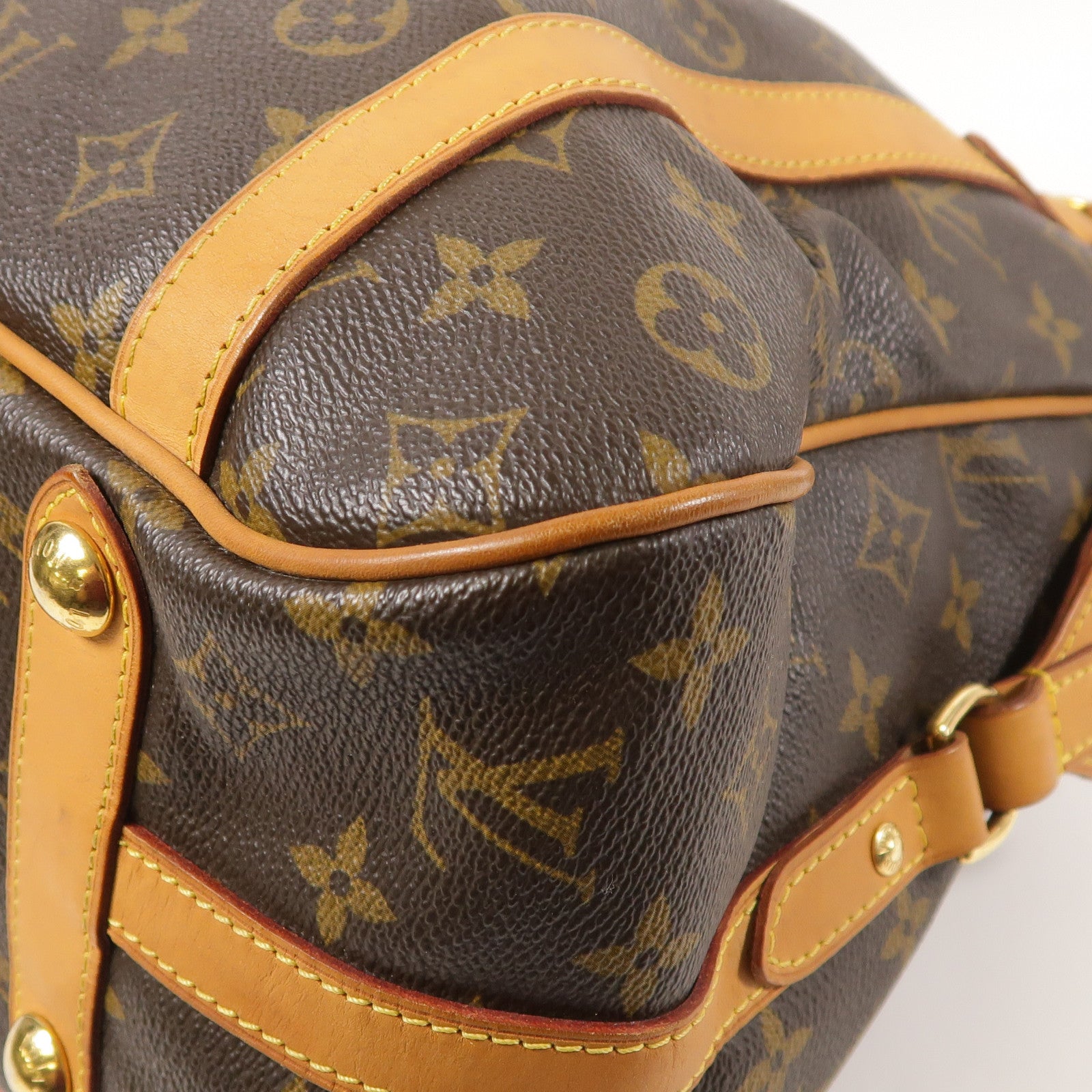 LOUIS VUITTON LV GHW Stresa GM Shoulder Bag M51188 Monogram Brown