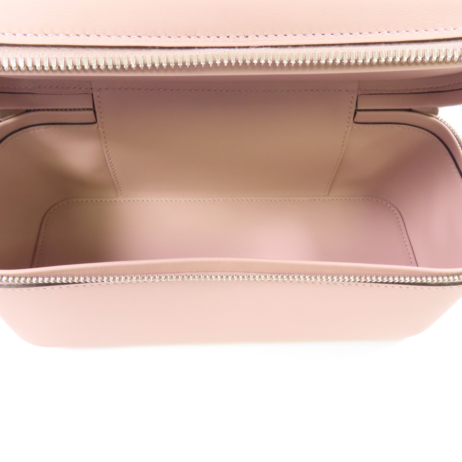 HERMES Swift皮革Bolide Secret銀扣手挽袋4W Glycine