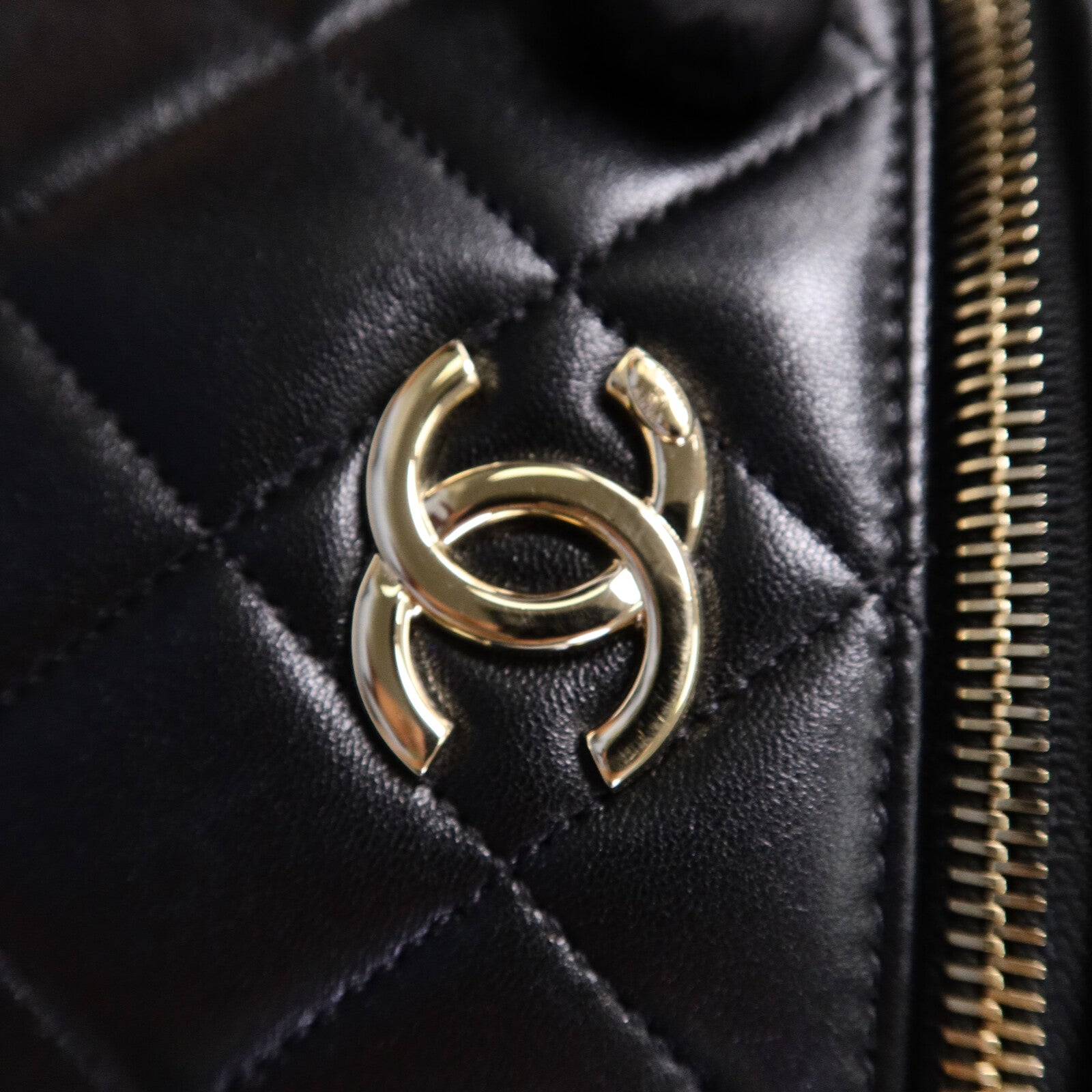 CHANEL 羊皮皮革Trendy CC Vanity Case手挽肩背兩用袋