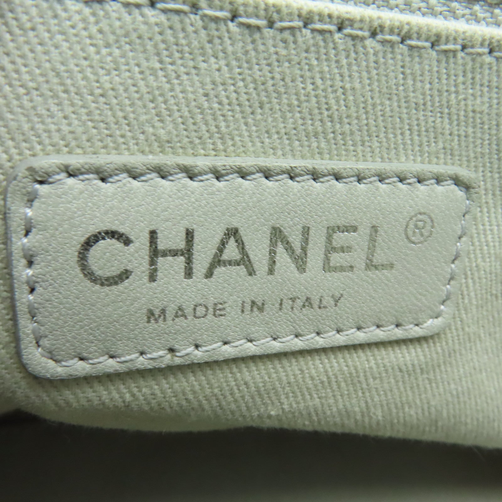 CHANEL 【清倉大減價】菱格皮革Chain Shoulder銀扣鏈帶肩背袋黑色