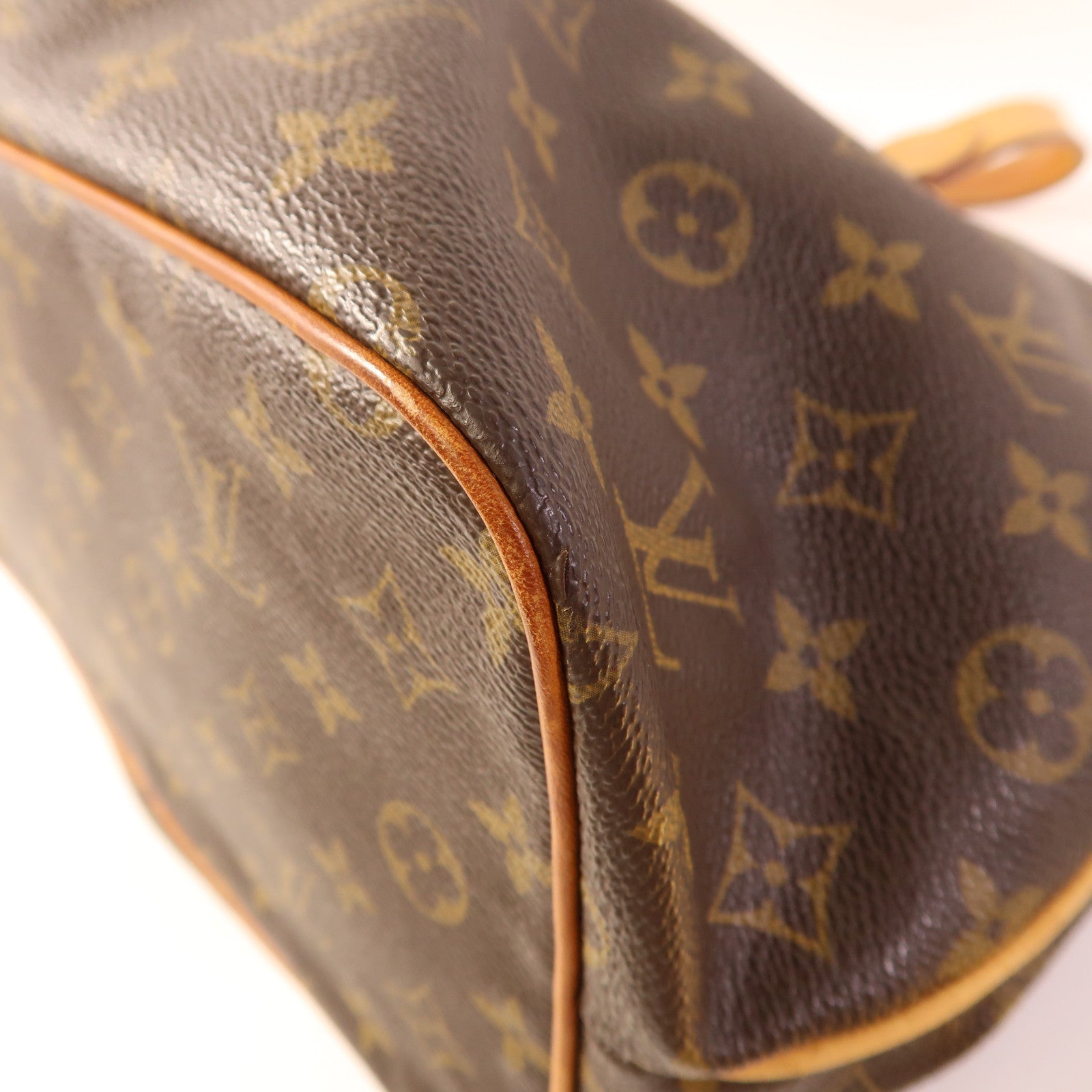 LOUIS VUITTON LV GHW Palermo PM 2 Way Shoulder Bag M40145 Monogram Brown