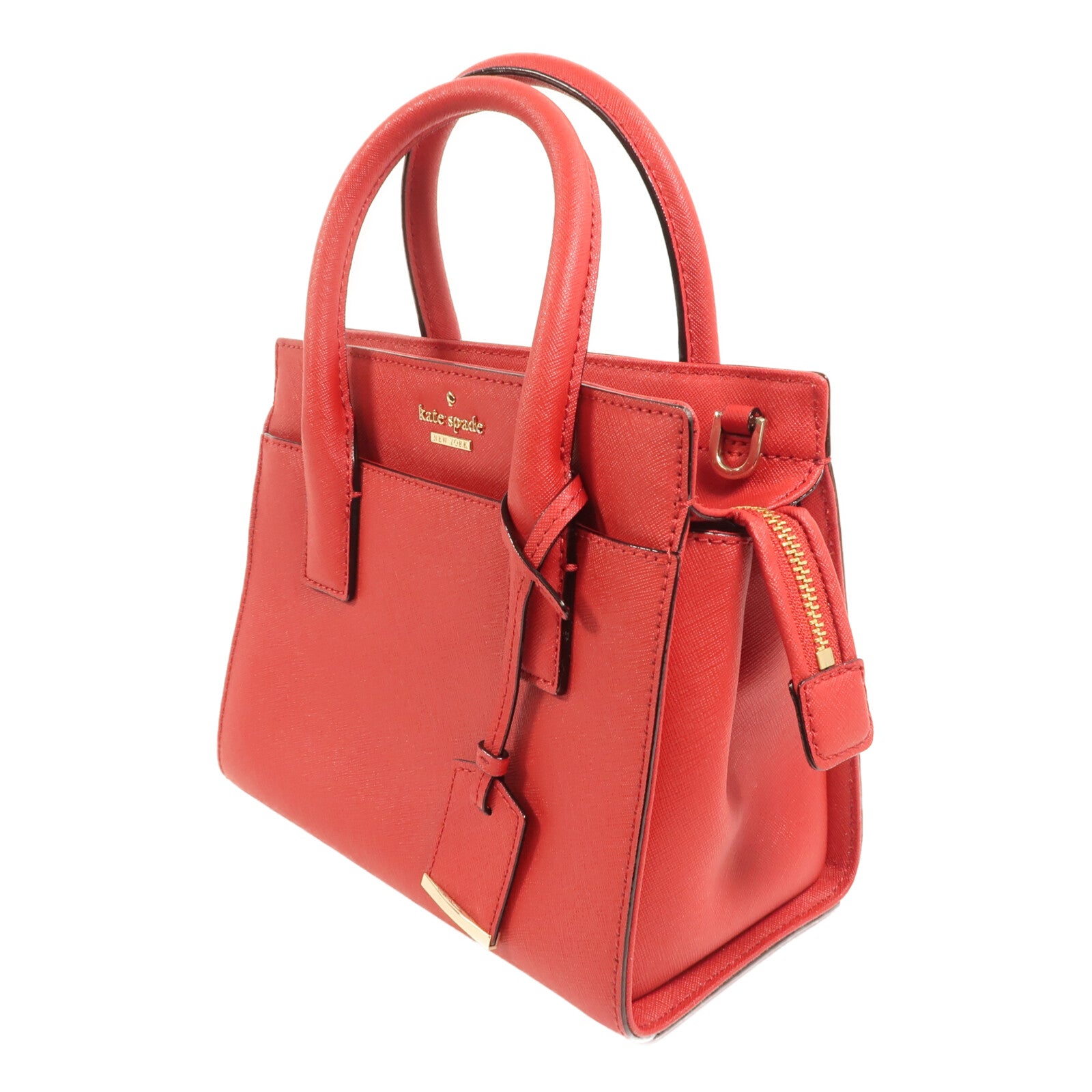 Kate Spade 牛皮皮革Shoulder Bag金扣手挽肩背兩用袋