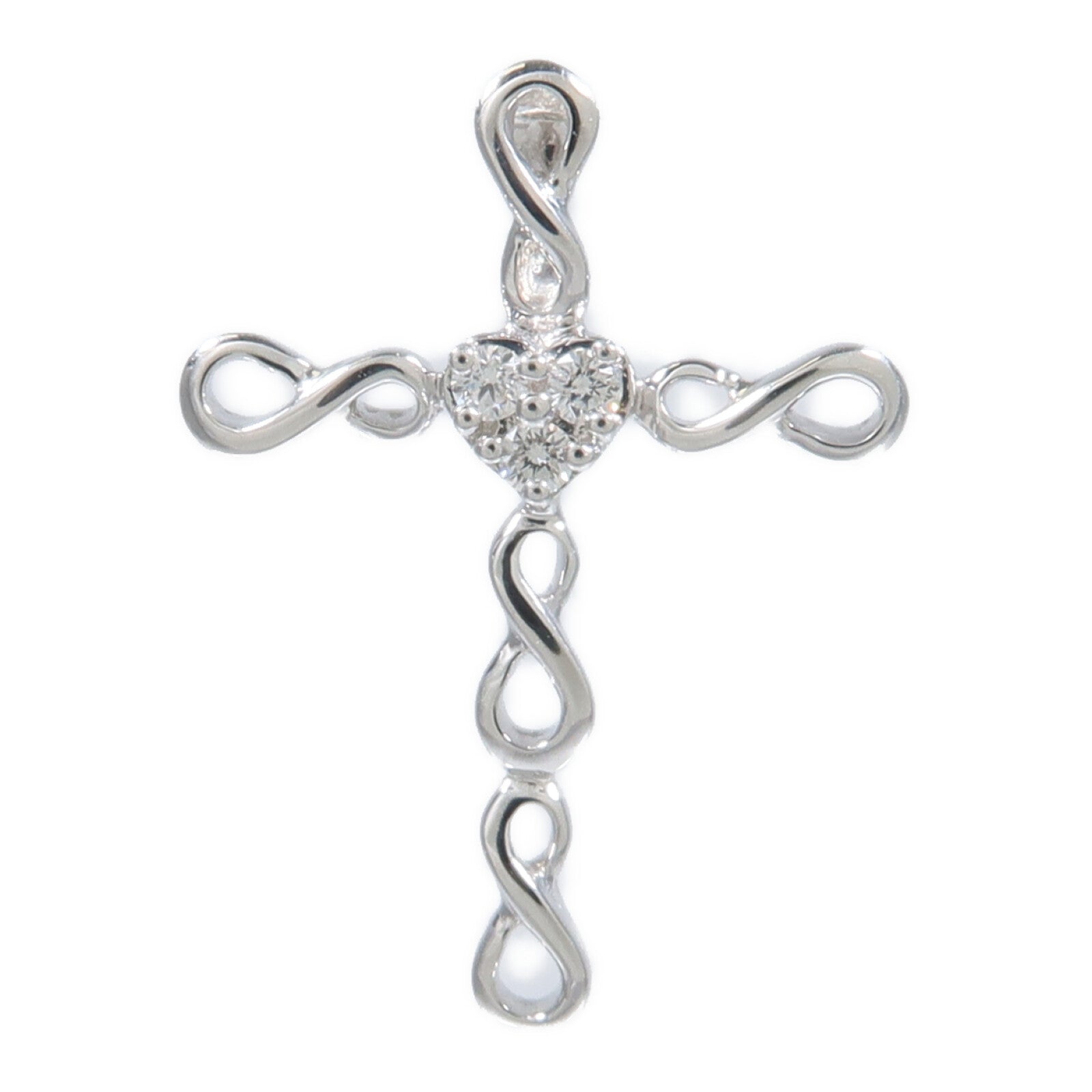 JEWELRY 18K白金Diamond Pendant鑽石吊墜