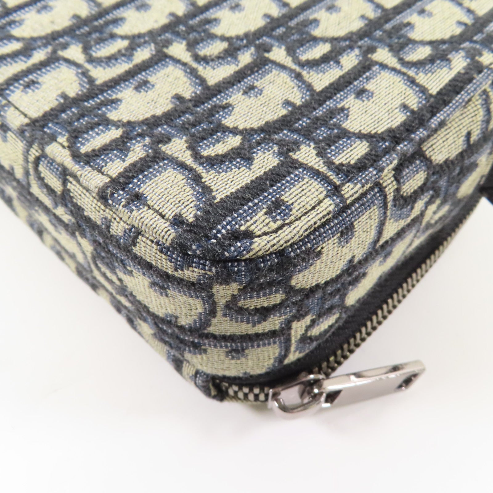 Dior 帆布Oblique Camera Bag銀扣肩背袋