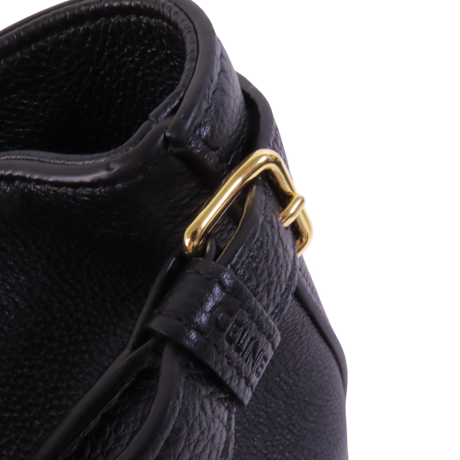 CELINE 牛皮皮革Shoulder Bag金扣肩背袋