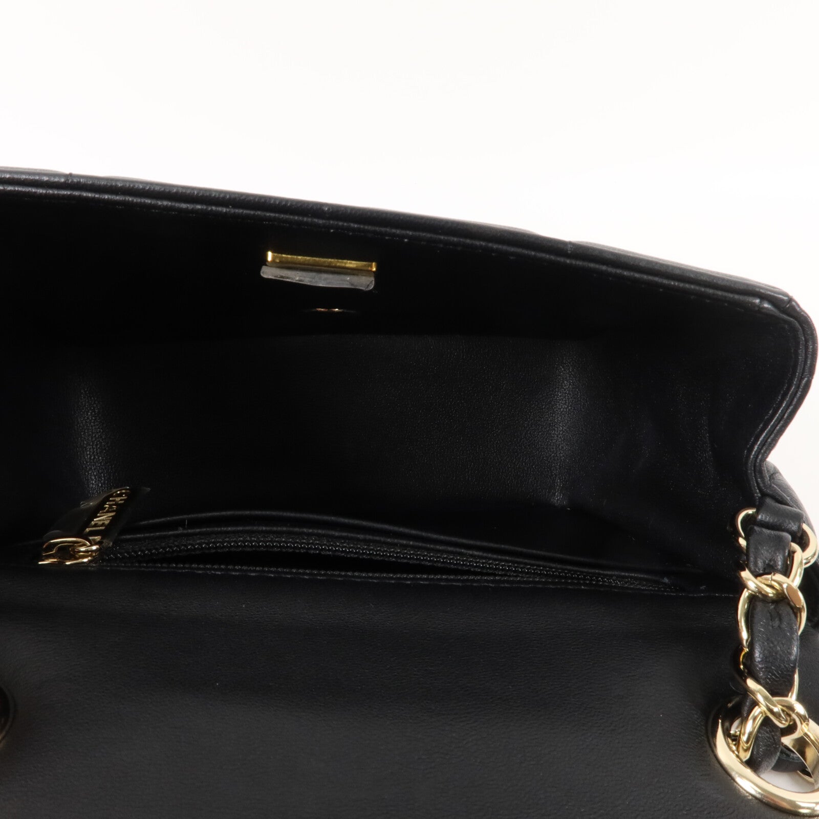 CHANEL 牛皮皮革Chain Shoulder鏈帶肩背袋