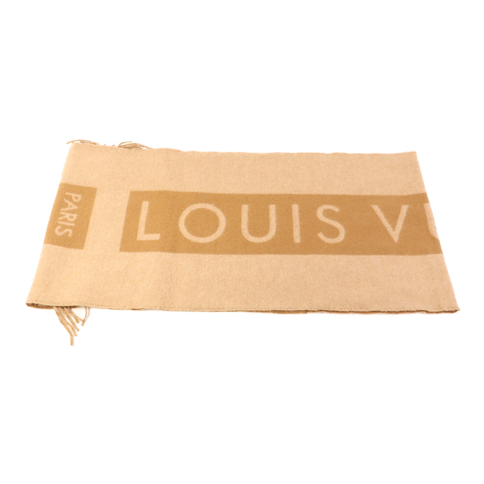 LOUIS VUITTON 羊絨Logo Scarf圍巾