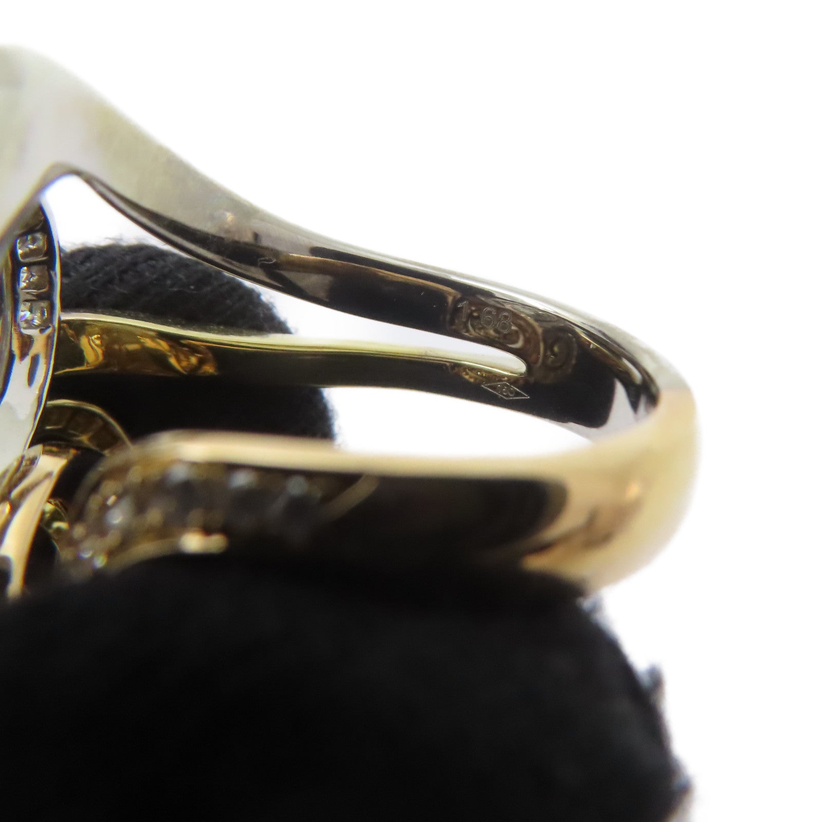 JEWELRY 18K玫瑰金/白金/黃金Diamond Ring 1.68ct鑽石戒指US#7.25