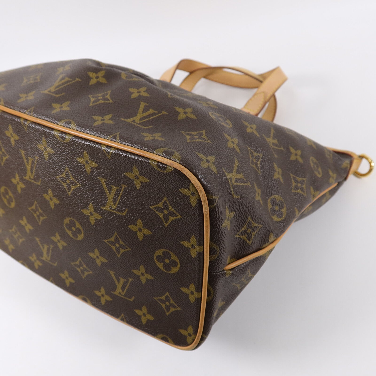 LOUIS VUITTON Monogram Palermo PM手挽肩背兩用袋棕色