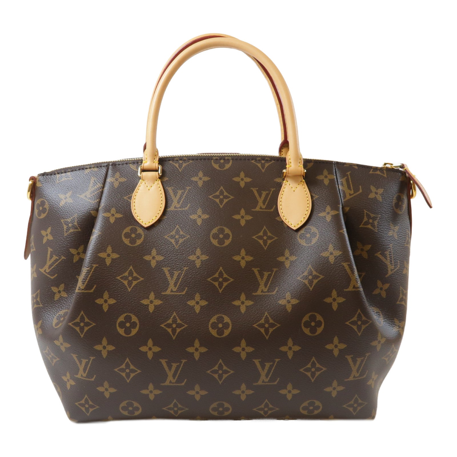 LOUIS VUITTON Monogram Turenne MM金扣手挽肩背兩用袋啡色